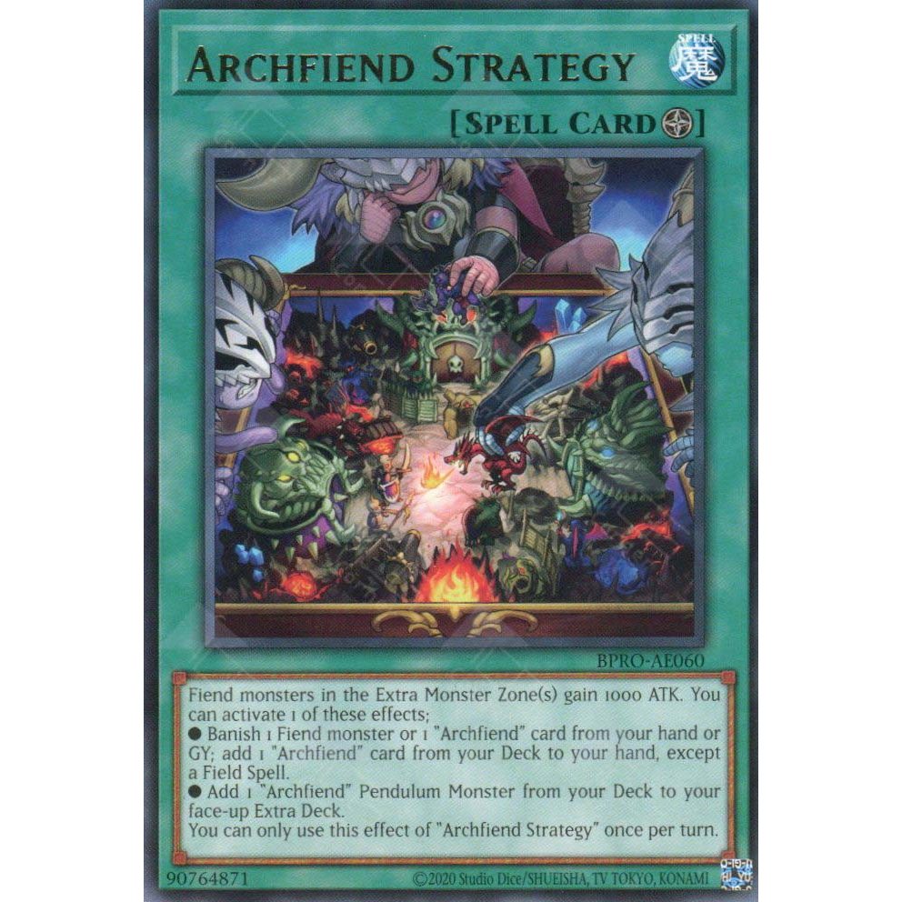 [ Bài Yugioh Chính Hãng ] BPRO-AE060 Archfiend Strategy - Rare