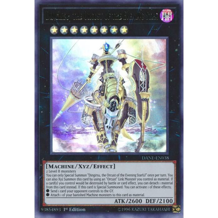[ Bài Yugioh Chính Hãng ] Dingirsu, the Orcust of the Evening Star - DANE-EN038 - Ultra Rare