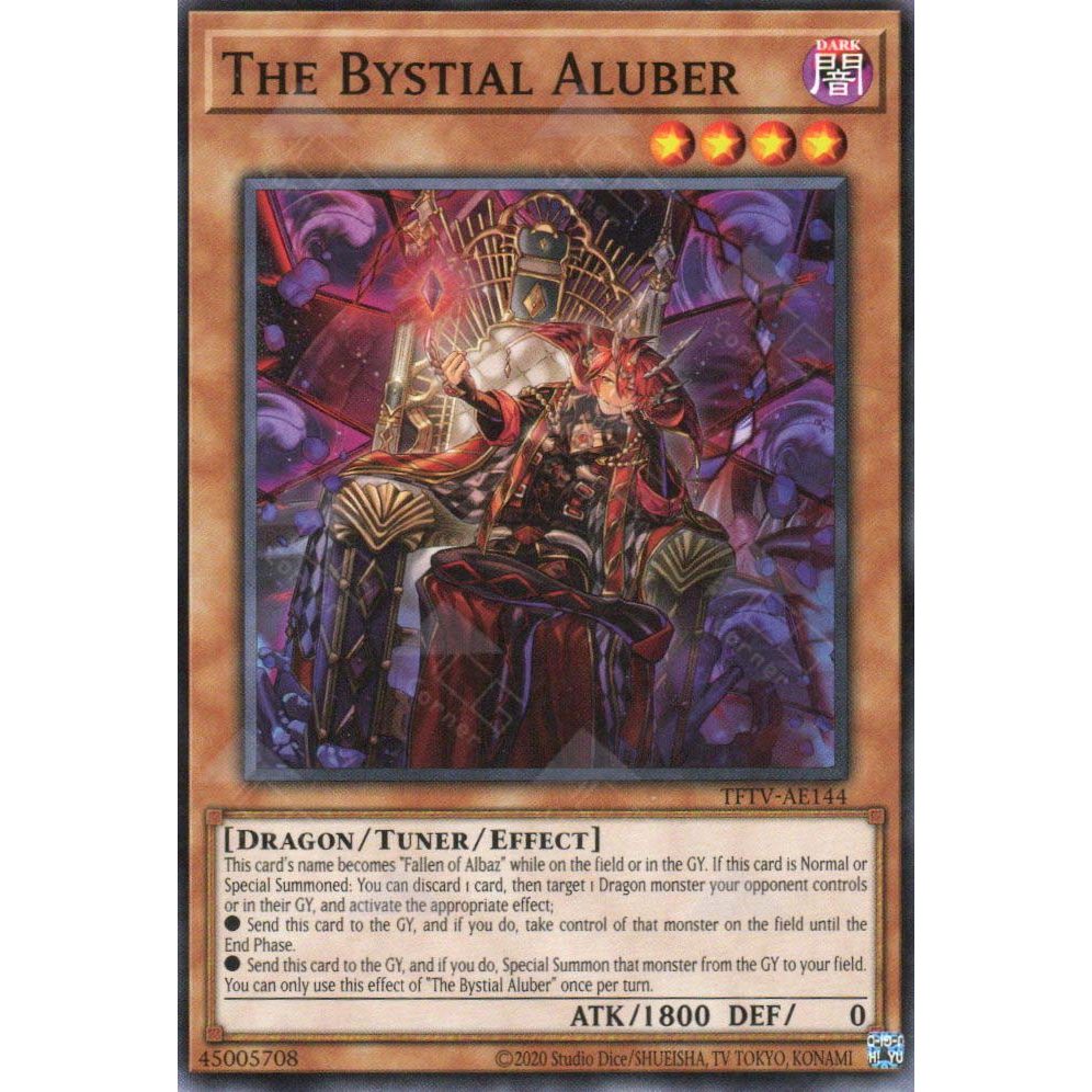 [ Bài Yugioh Chính Hãng ] TFTV-AE144 The Bystial Aluber - Common