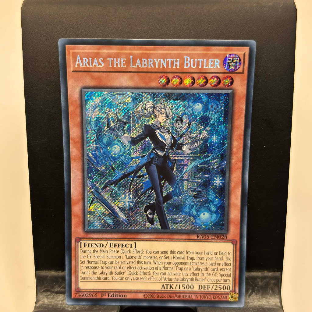 [ Bài Yugioh Chính Hãng ] Arias the Labrynth Butler - RA05-EN028 - Super/Ultra/Secret