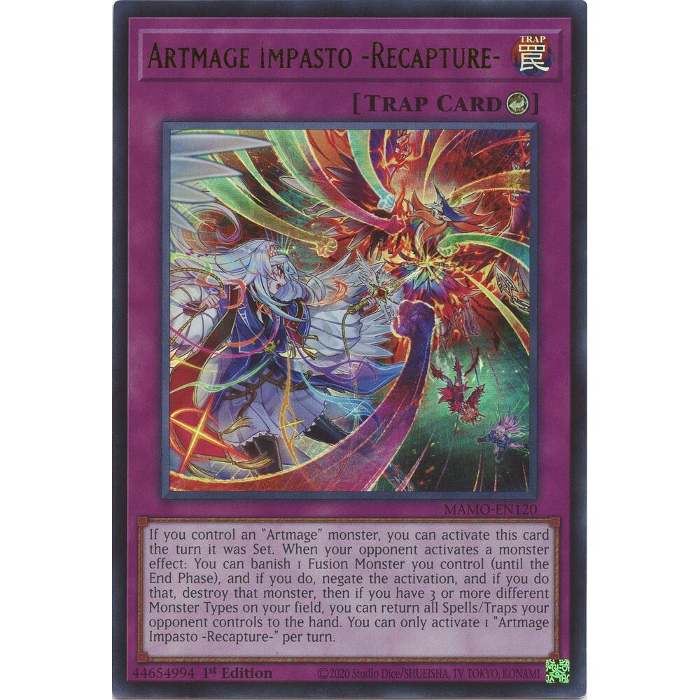 [Thẻ Bài Yugioh Chính Hãng] Artmage Impasto -Recapture- - MAMO-EN120 - Ultra Rare