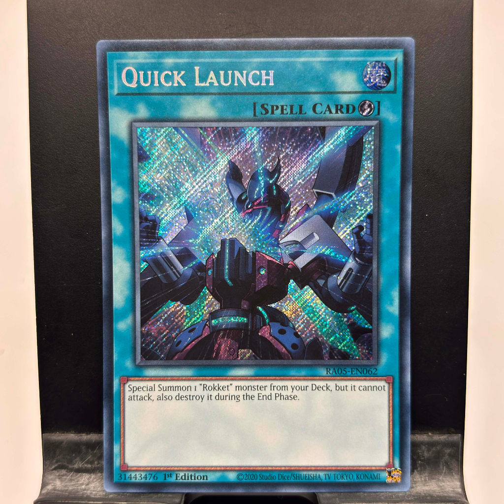 [ Bài Yugioh Chính Hãng ] Quick Launch - RA05-EN062 - Super/Ultra/Secret