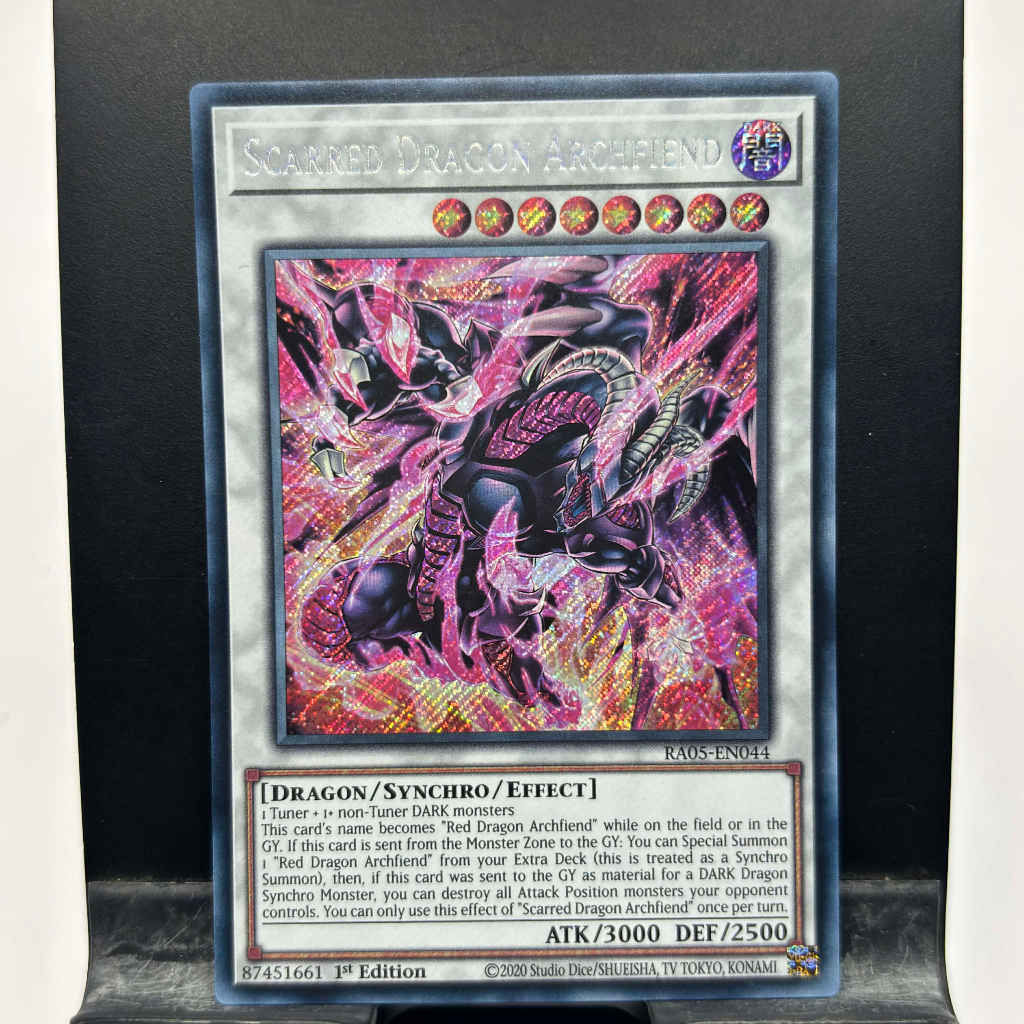 [ Bài Yugioh Chính Hãng ] Scarred Dragon Archfiend - RA05-EN044 - Super/Ultra/Secret