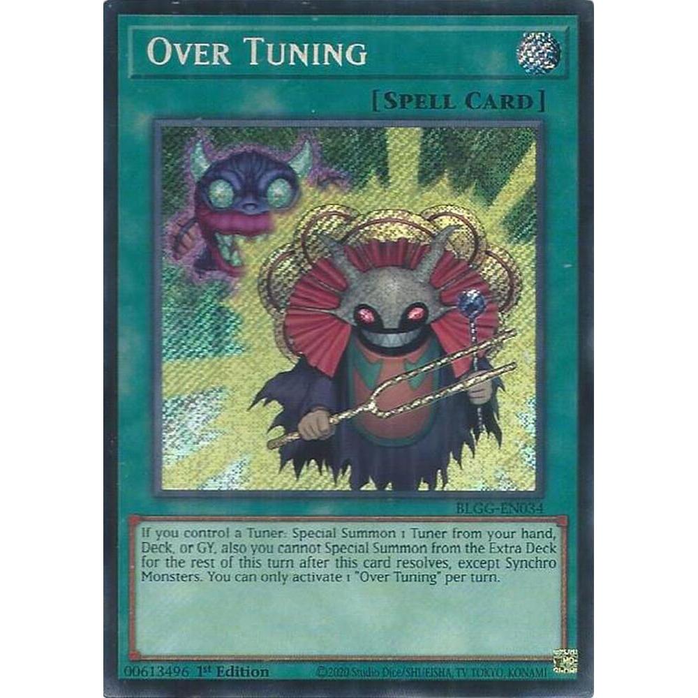 [ Bài Yugioh Chính Hãng ] Over Tuning - BLGG-EN034 - Secret Rare