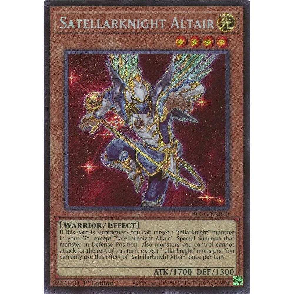 [ Bài Yugioh Chính Hãng ] Satellarknight Altair - BLGG-EN060 - Secret Rare