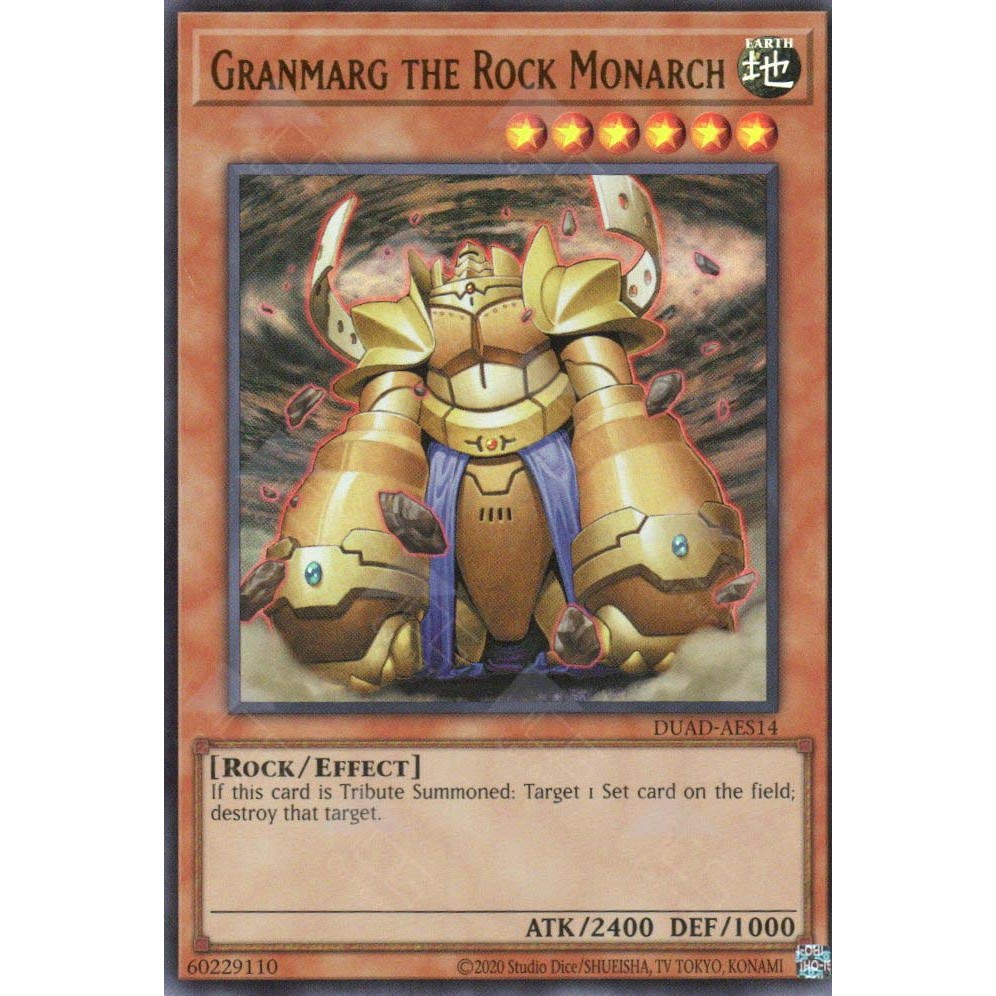[ Bài Yugioh Chính Hãng ] DUAD-AES14 Granmarg The Rock Monarch - Ultra Rare