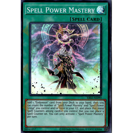 [ Bài Yugioh Chính Hãng ] ES02-AE090 Spell Power Mastery - Super Rare