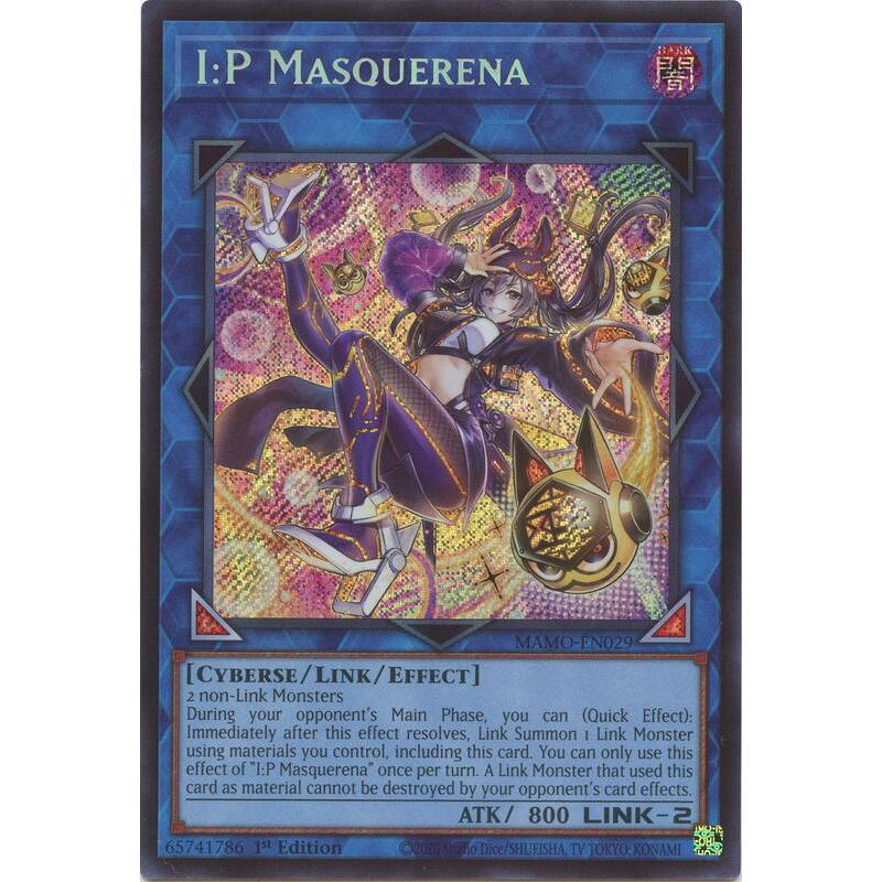 [ Bài Yugioh Chính Hãng ] I:P Masquerena (Alt Art)- MAMO-EN029 - Secret Rare