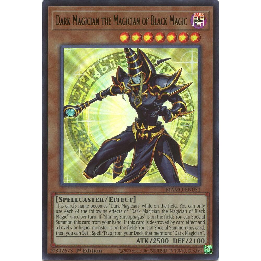 [Thẻ Bài Yugioh Chính Hãng] Dark Magician the Magician of Black Magic - MAMO-EN051 - Ultra Rare