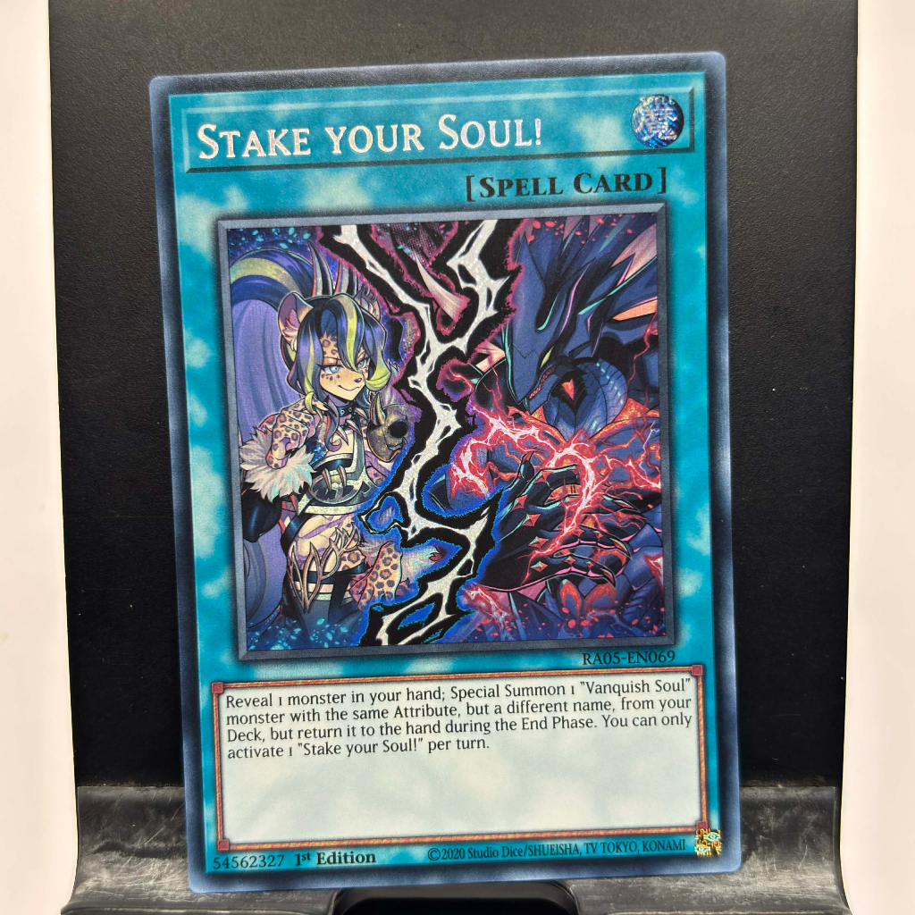 [ Bài Yugioh Chính Hãng ] Stake your Soul! - RA05-EN069 - Super/Ultra/Secret