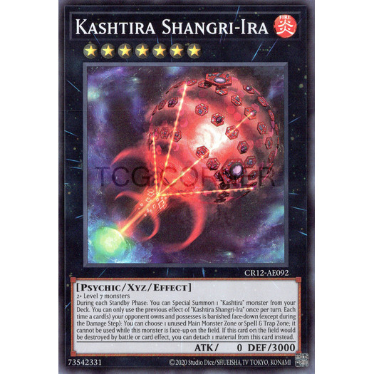 [ Bài Yugioh Chính Hãng ] CR12-AE092 Kashtira Shangri-Ira - Super Rare