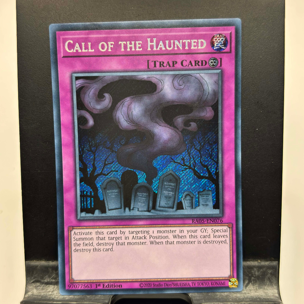 [ Bài Yugioh Chính Hãng ] Call of the Haunted - RA05-EN076 - Super/Ultra/Secret