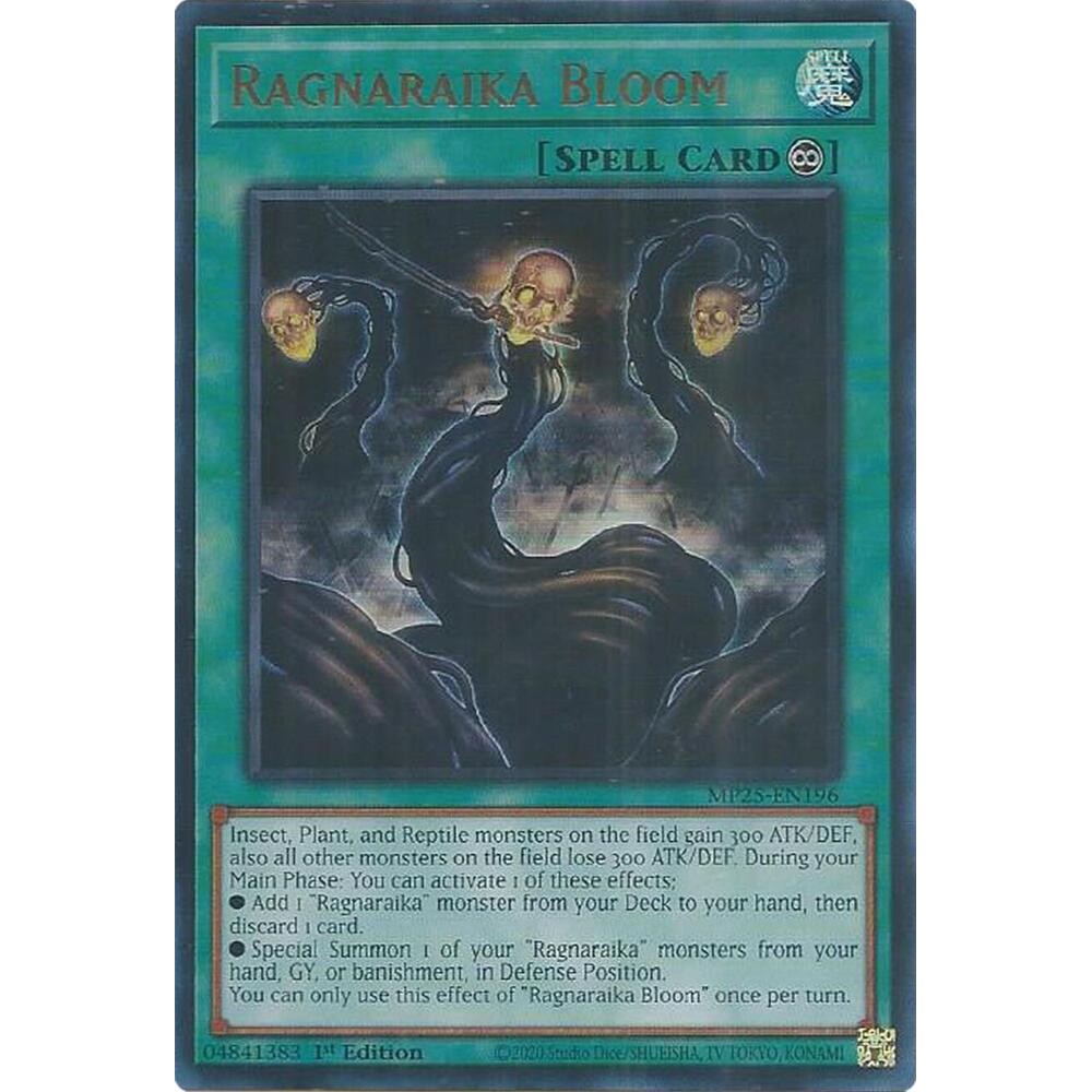 [ Bài Yugioh Chính Hãng ] Ragnaraika Bloom - MP25-EN196 - Ultra Rare 1st Edition