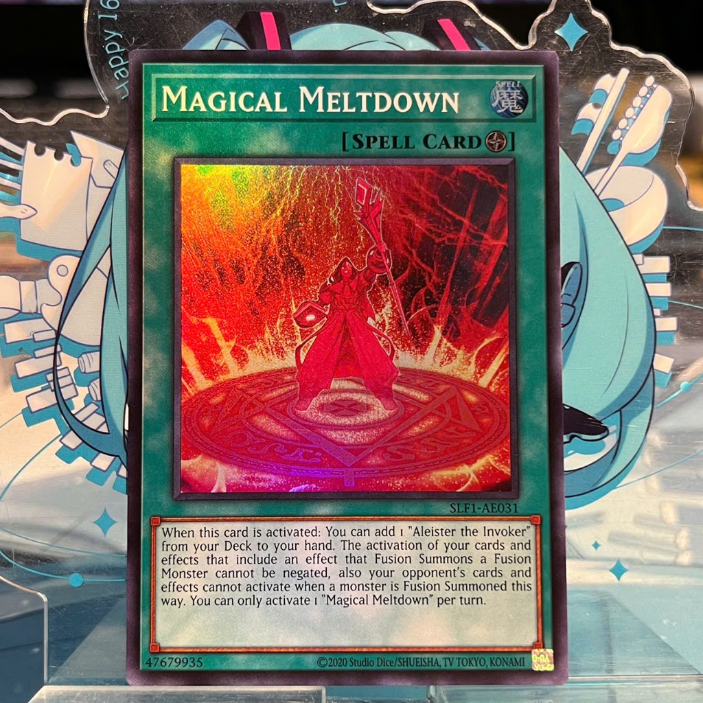 [ Bài Yugioh Chính Hãng ] SLF1-AE031 Magical Meltdown - Super Rare