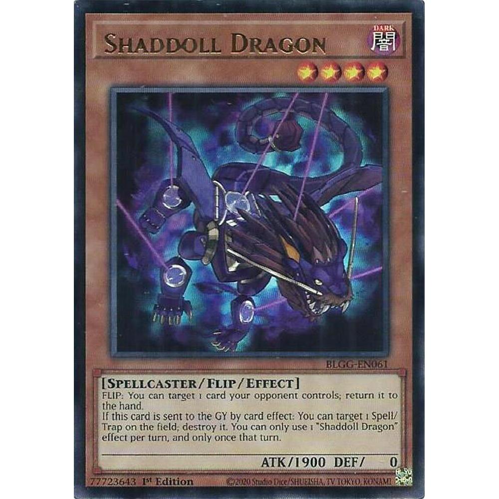 [ Bài Yugioh Chính Hãng ] Shaddoll Dragon - BLGG-EN061 - Ultra Rare
