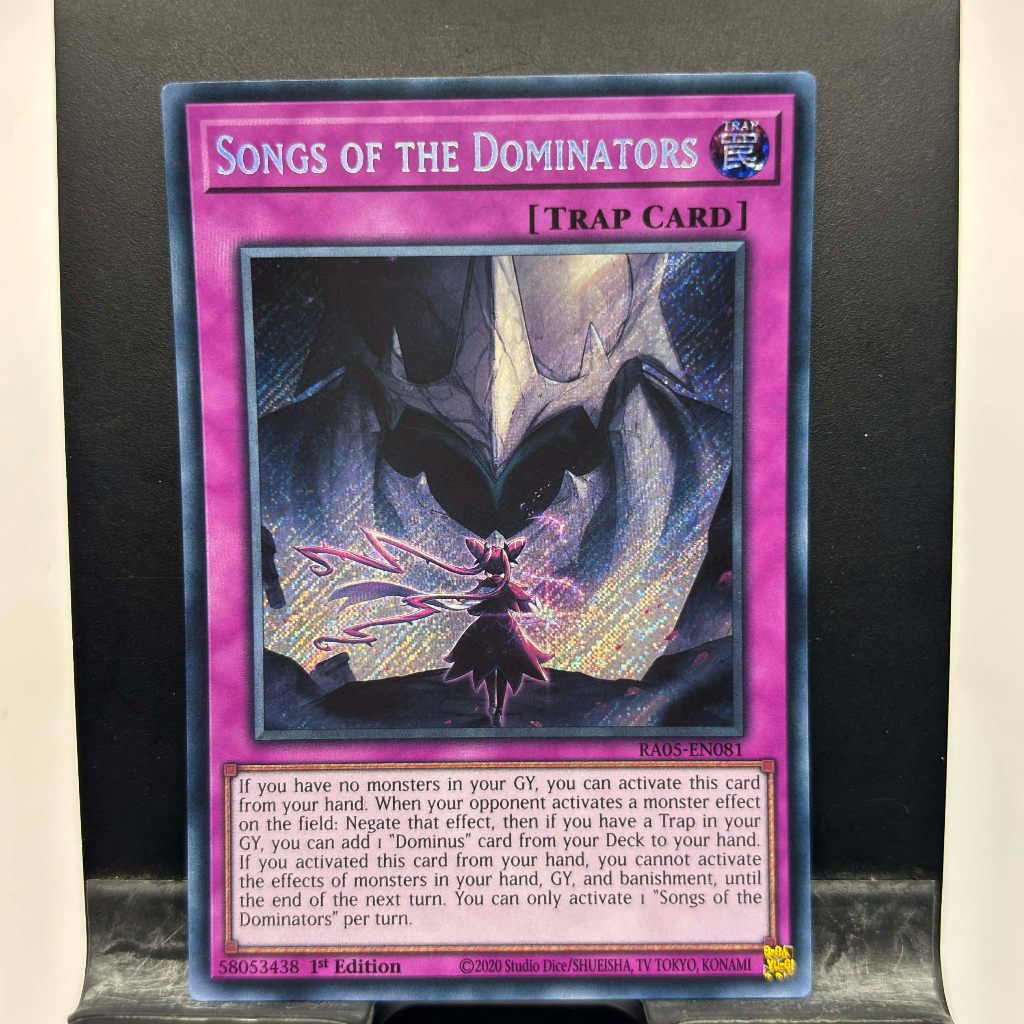 [ Bài Yugioh Chính Hãng ] Songs of the Dominators - RA05-EN081 - Super/Ultra/Secret