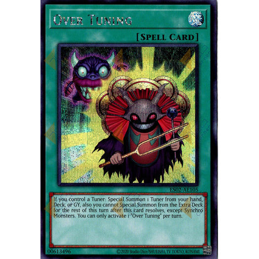 [ Bài Yugioh Chính Hãng ] ES02-AE105 Over Tuning - Secret Rare
