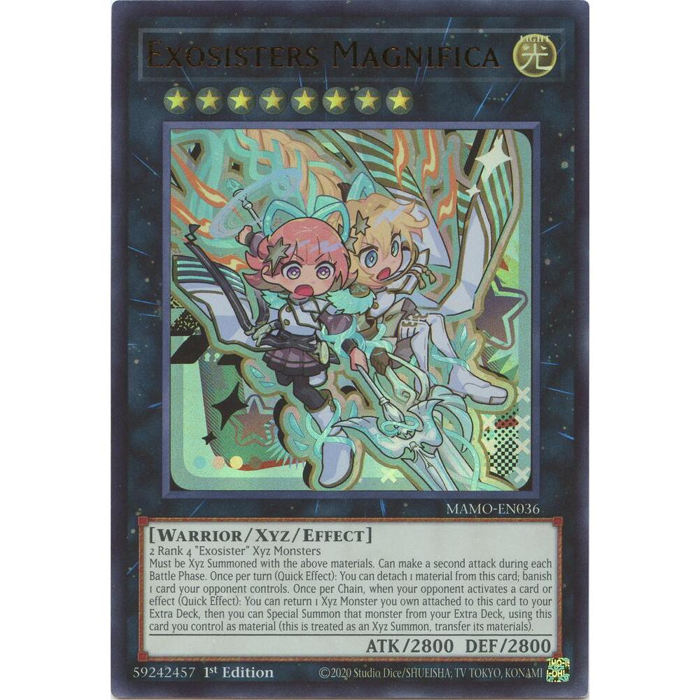 [Thẻ Bài Yugioh Chính Hãng] Exosisters Magnifica (chibi art) - MAMO-EN036 - Ultra Rare