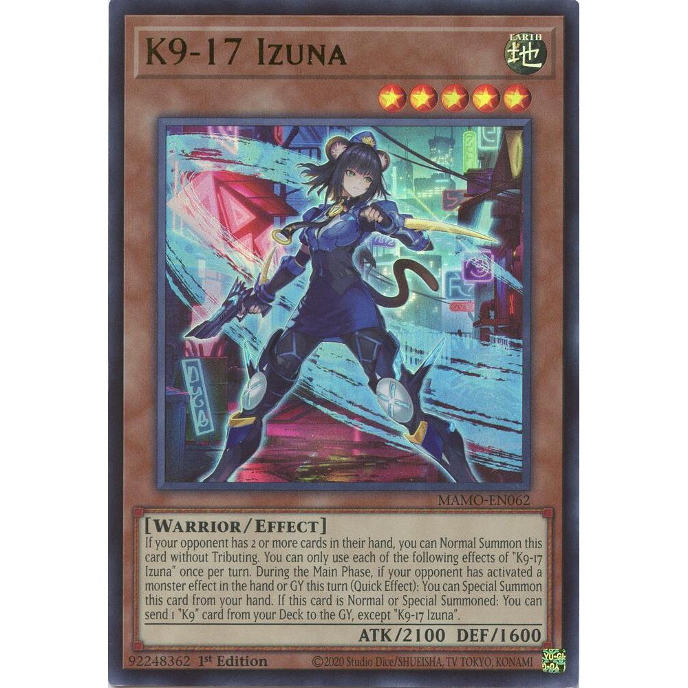 [Thẻ Bài Yugioh Chính Hãng] K9-17 Izuna - MAMO-EN062 - Ultra Rare
