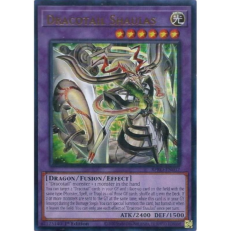 [ Bài Yugioh Chính Hãng ] Dracotail Shaulas - BPRO-EN037 - Ultra Rare