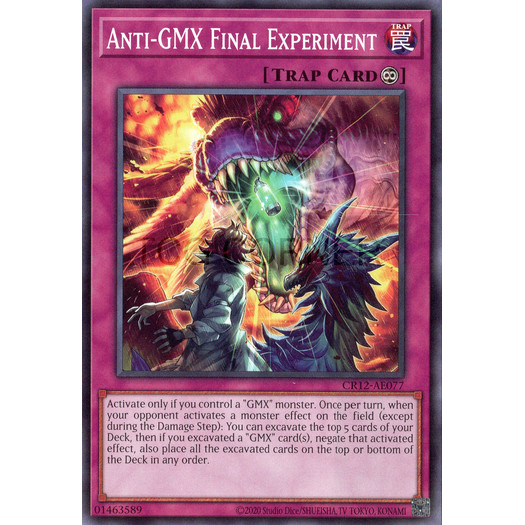 [ Bài Yugioh Chính Hãng ] CR12-AE077 Anti-GMX Final Experiment - Common
