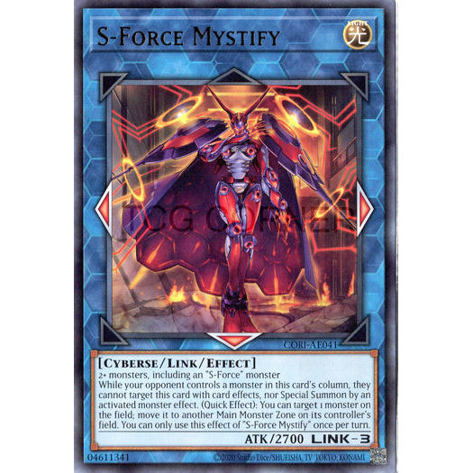 [ Bài Yugioh Chính Hãng ] CORI-AE041 S-Force Mystify - Rare