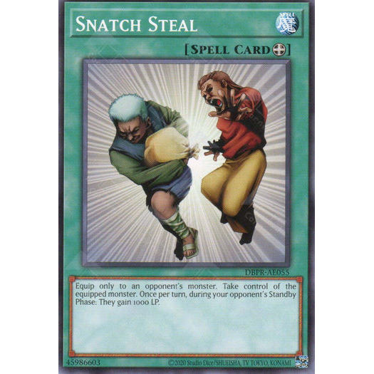 [ Bài Yugioh Chính Hãng ] DBPR-AE055 Snatch Steal - Common