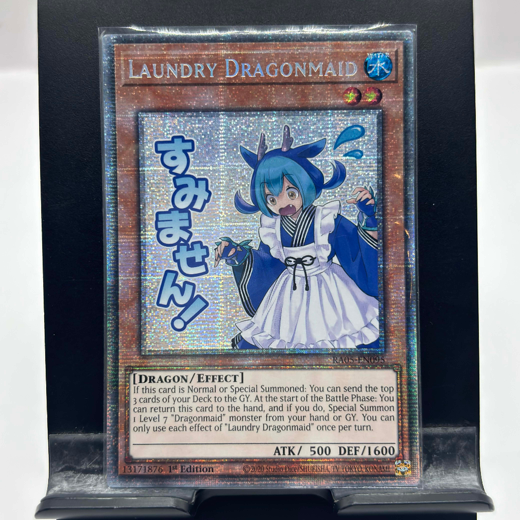 [ Bài Yugioh Chính Hãng ] Laundry Dragonmaid (Stamp Edition) - RA05-EN095 - Starlight Rare