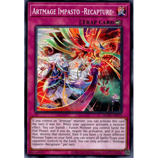 [ Bài Yugioh Chính Hãng ] BLZD-AE072 Artmage Impasto -Recapture- - Common