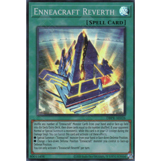 [ Bài Yugioh Chính Hãng ] DBPR-AE026 Enneacraft Reverth - Super Rare