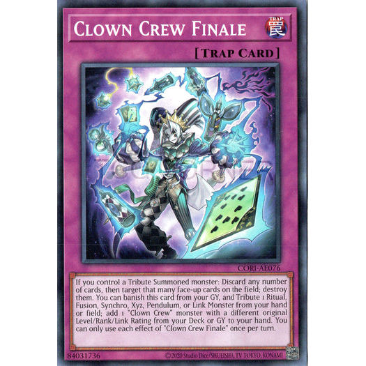 [ Bài Yugioh Chính Hãng ] CORI-AE076 Clown Crew Finale - Common