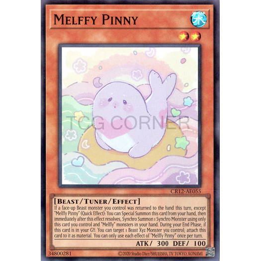 [ Bài Yugioh Chính Hãng ] CR12-AE055 Melffy Pinny - Super Rare