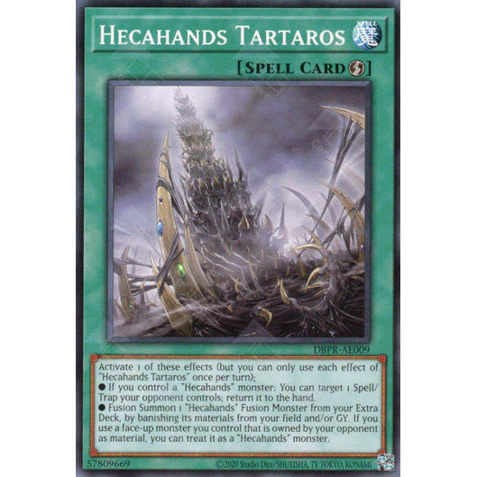 [ Bài Yugioh Chính Hãng ] DBPR-AE009 Hecahands Tartaros - Common