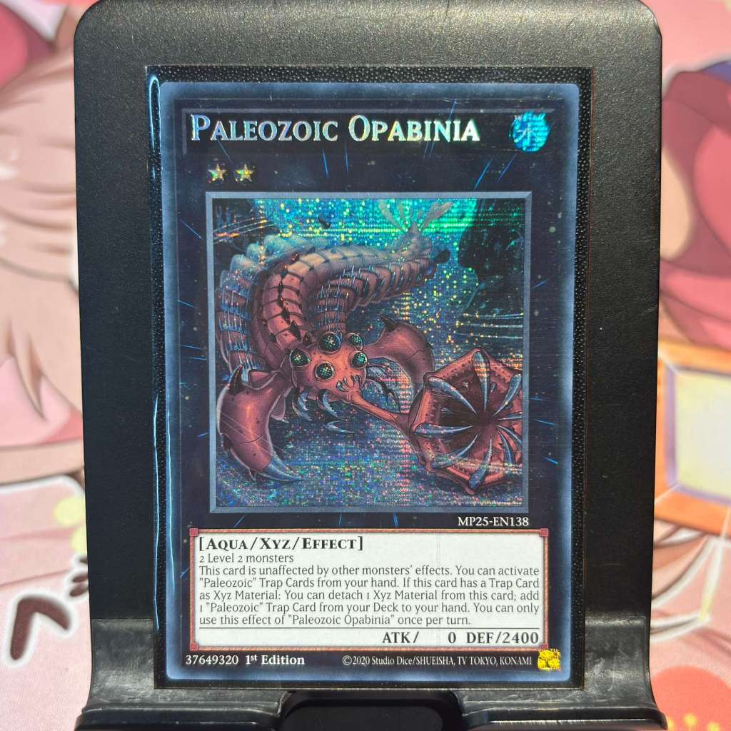 [ Bài Yugioh Chính Hãng ] Paleozoic Opabinia - MP25-EN138 - Prismatic Secret Rare 1st Edition