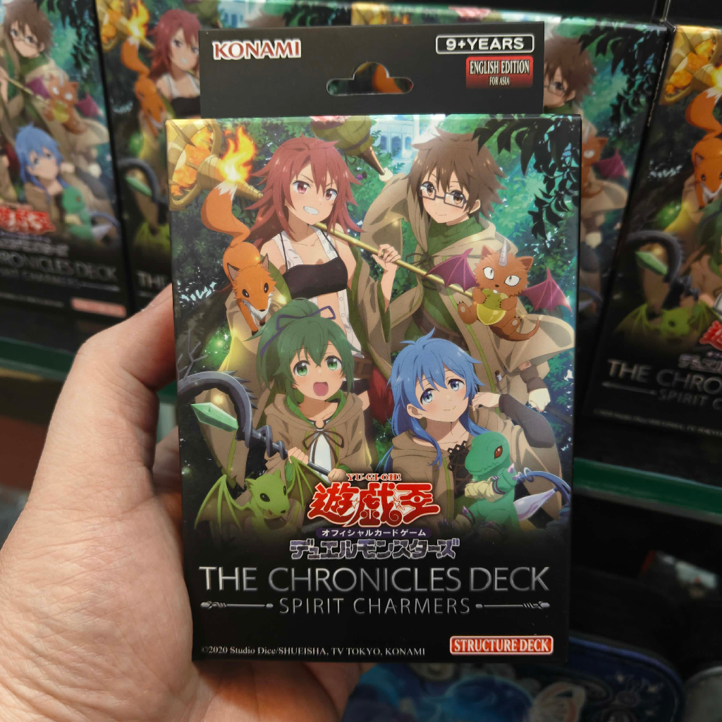 Hộp THE CHRONICLES DECK: SPIRIT CHARMERS Asian-English - Thẻ Bài Yugioh Chính Hãng Tiếng Anh