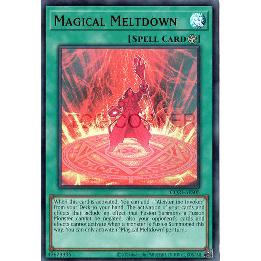 [ Bài Yugioh Chính Hãng ] CORI-AES05 Magical Meltdown - Ultra Rare