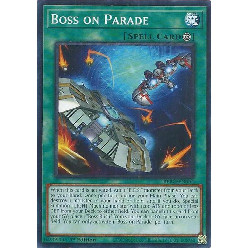 [ Bài Yugioh Chính Hãng ]  Boss on Parade - BPRO-EN064 - Common 1st Edition