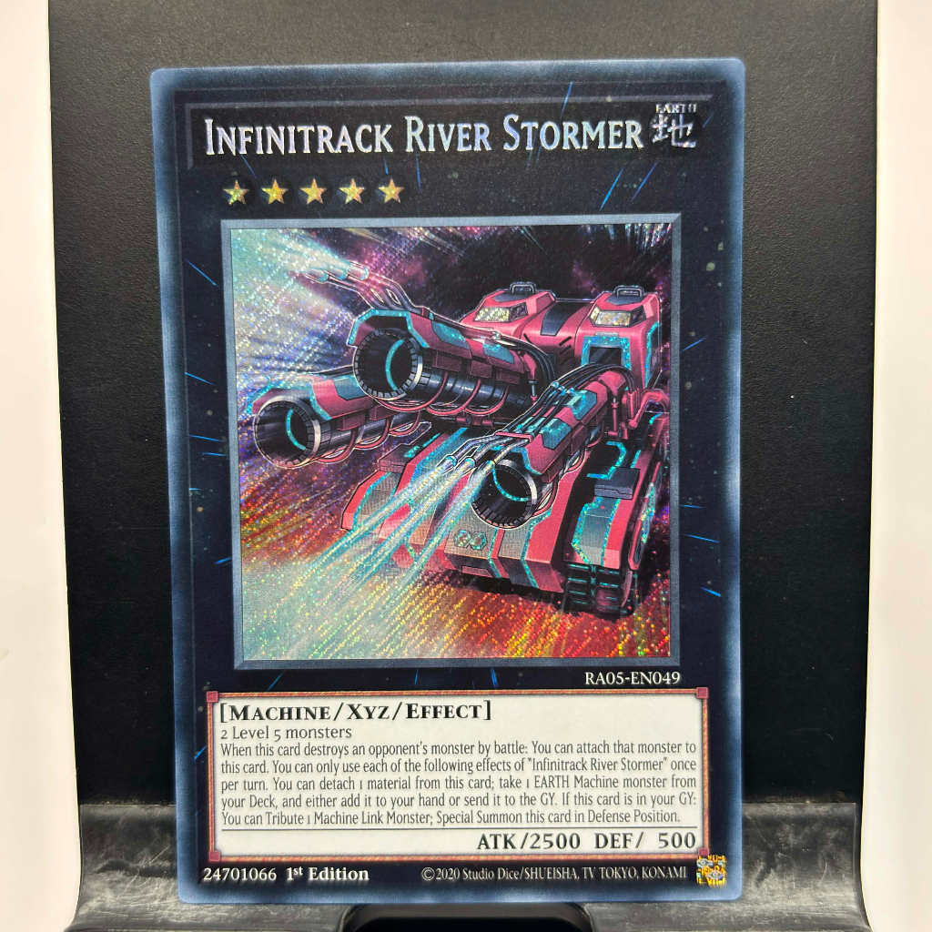 [ Bài Yugioh Chính Hãng ] Infinitrack River Stormer - RA05-EN049 - Super/Ultra/Secret
