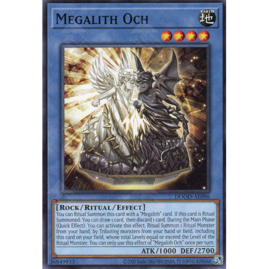 [ Bài Yugioh Chính Hãng ] DOOD-AE096 Megalith Och - Common
