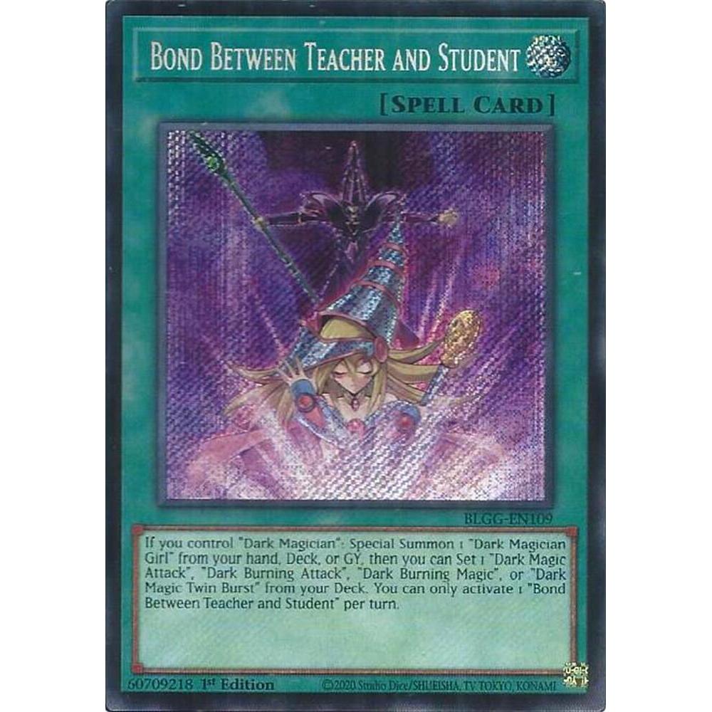 [ Bài Yugioh Chính Hãng ] Bond Between Teacher and Student - BLGG-EN109 - Secret Rare
