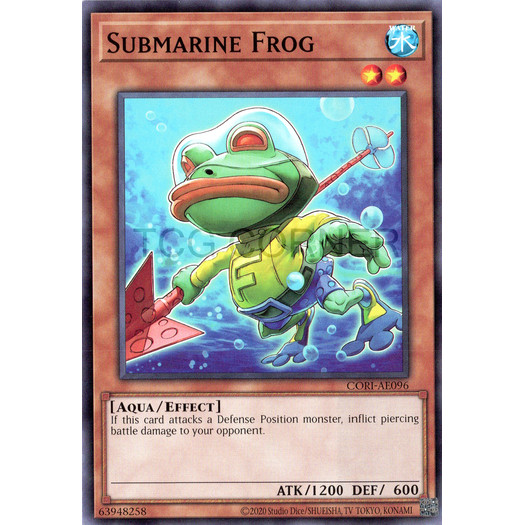 [ Bài Yugioh Chính Hãng ] CORI-AE096 Submarine Frog - Common