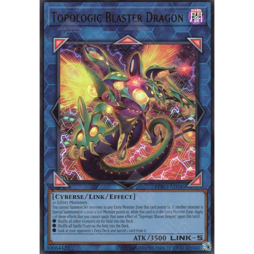 [ Bài Yugioh Chính Hãng ] BPRO-AE046 Topologic Blaster Dragon - Ultra Rare