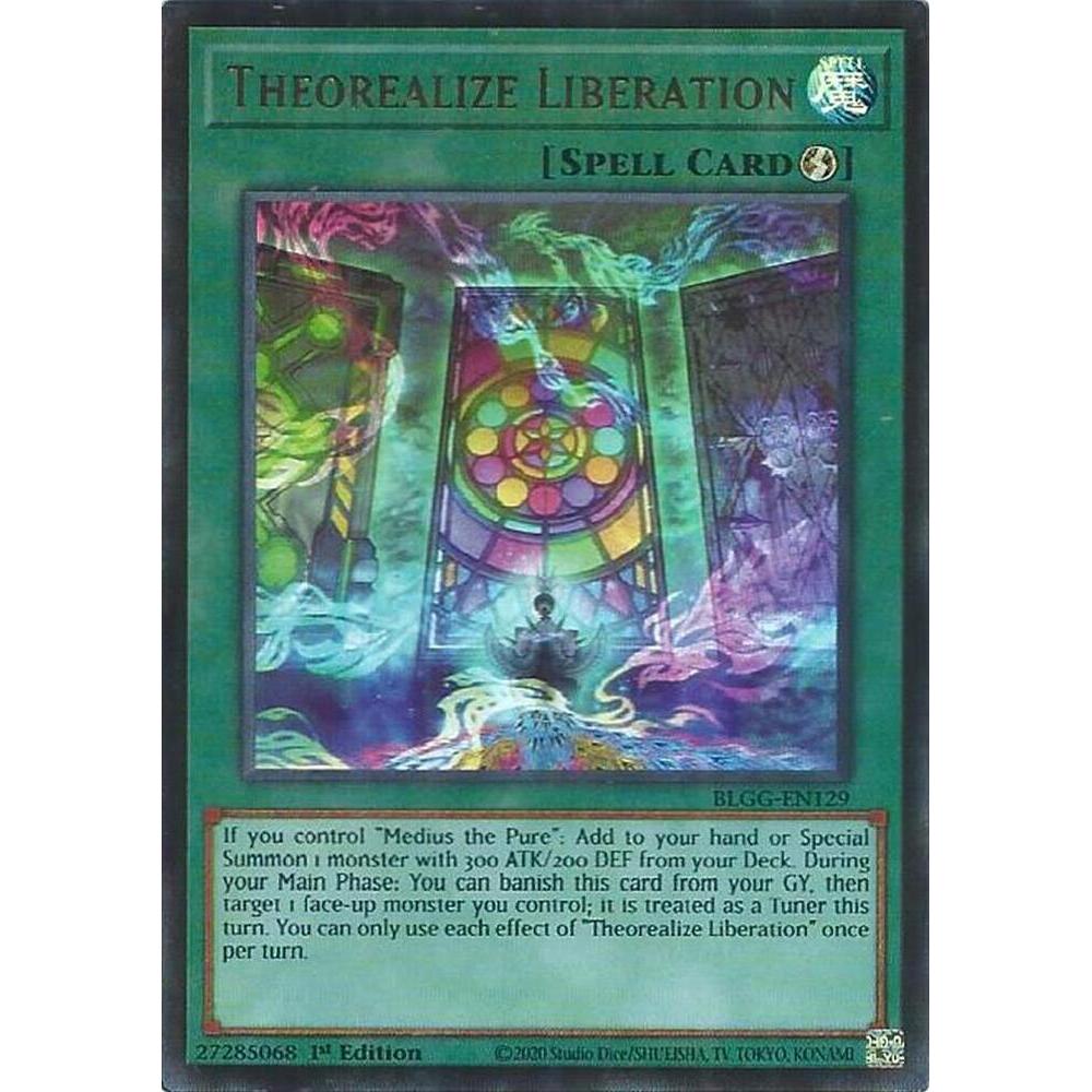 [ Bài Yugioh Chính Hãng ] Theorealize Liberation - BLGG-EN129 - Ultra Rare