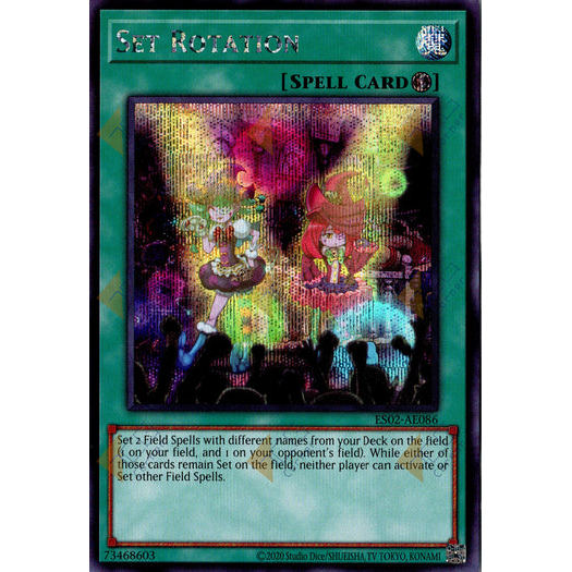 [ Bài Yugioh Chính Hãng ] ES02-AE086 Set Rotation - Secret Rare