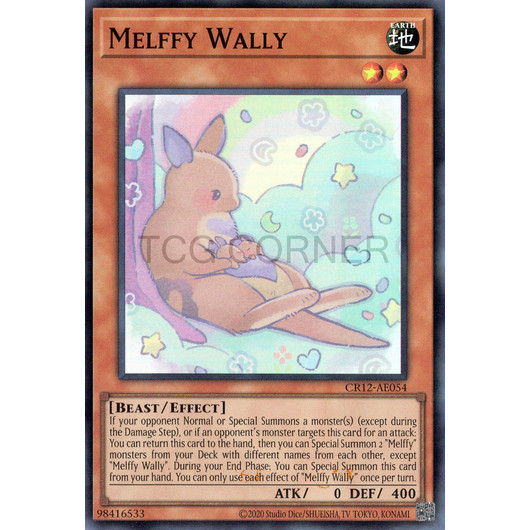 [ Bài Yugioh Chính Hãng ] CR12-AE054 Melffy Wally - Super Rare