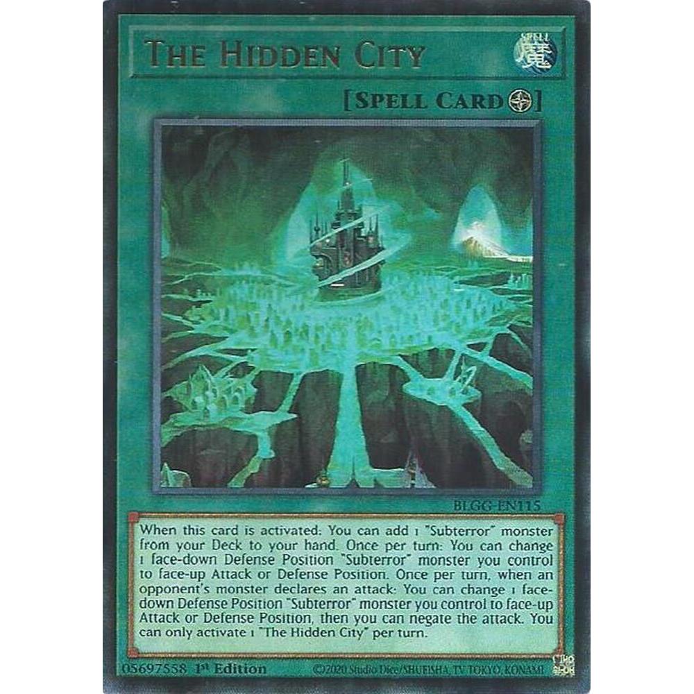 [ Bài Yugioh Chính Hãng ] The Hidden City - BLGG-EN115 - Ultra Rare
