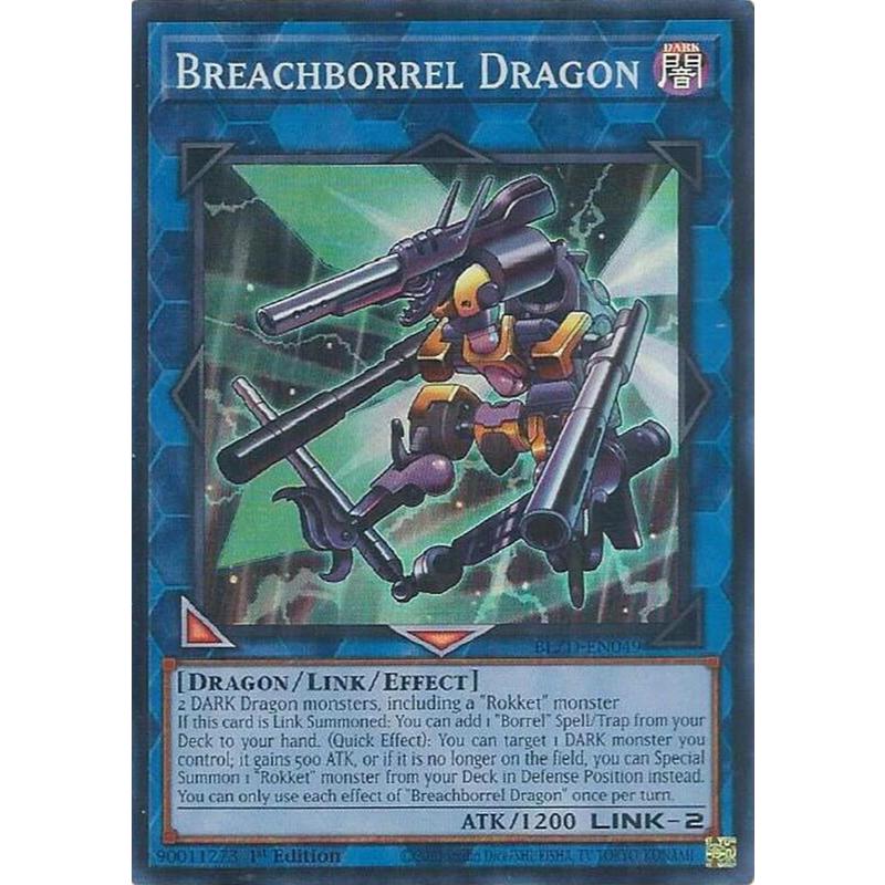 [ Bài Yugioh Chính Hãng ] Breachborrel Dragon - BLZD-EN049 - Super Rare
