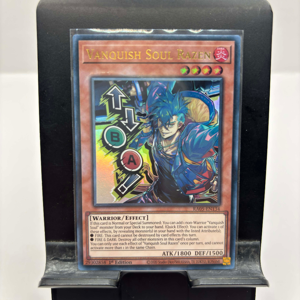 [ Bài Yugioh Chính Hãng ] Vanquish Soul Razen (Stamp Edition) - RA05-EN134 - Ultra Rare