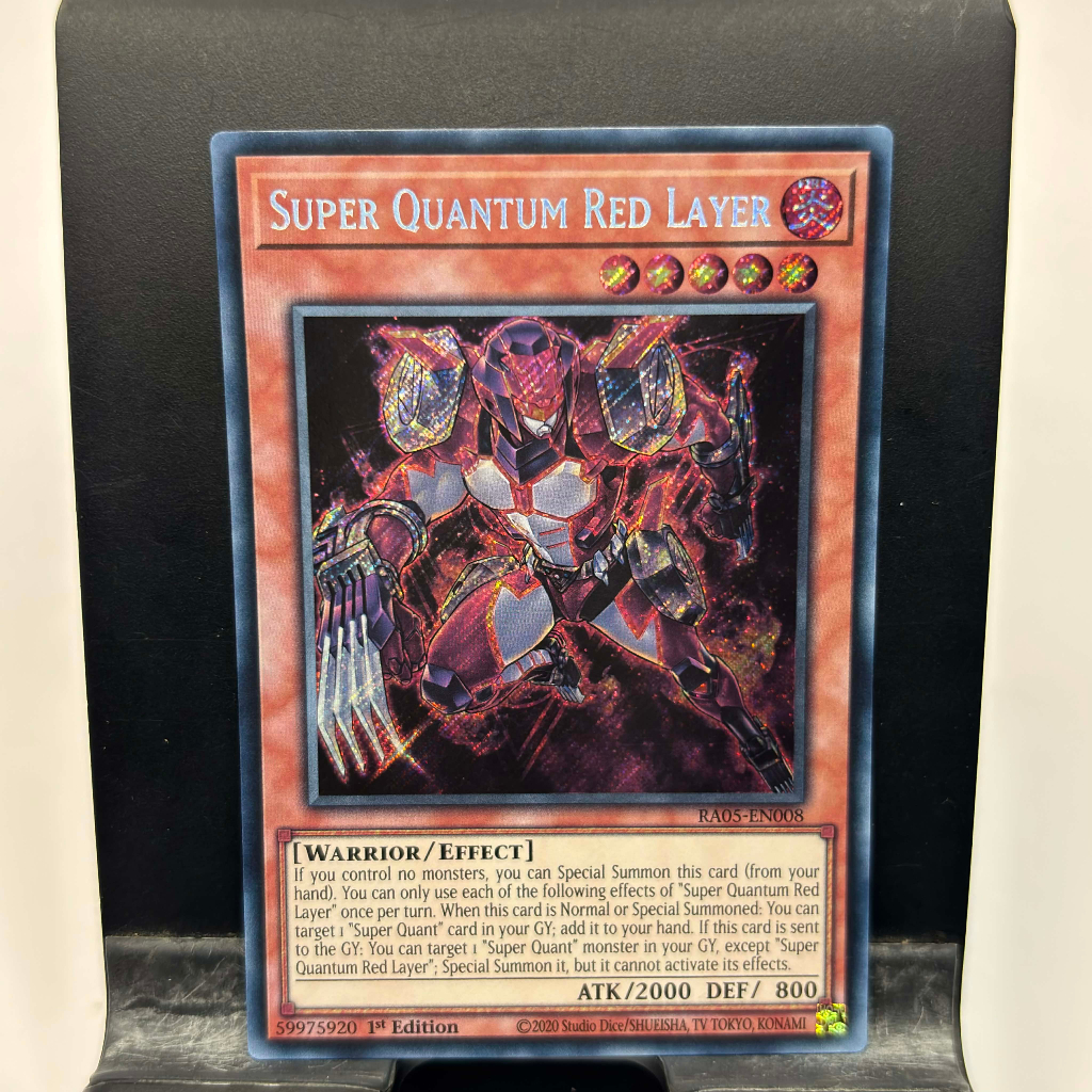 [ Bài Yugioh Chính Hãng ] Super Quantum Red Layer - RA05-EN008 - Super/Ultra/Secret