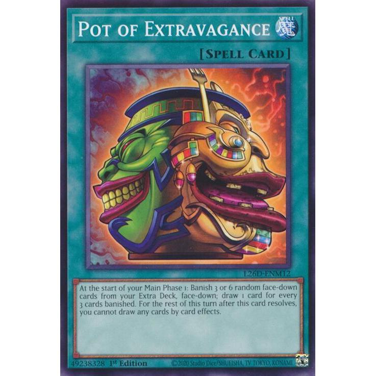 [ Bài Yugioh Chính Hãng ] Pot of Extravagance - L26D-ENM12 - Common